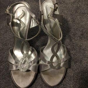 Silver heels